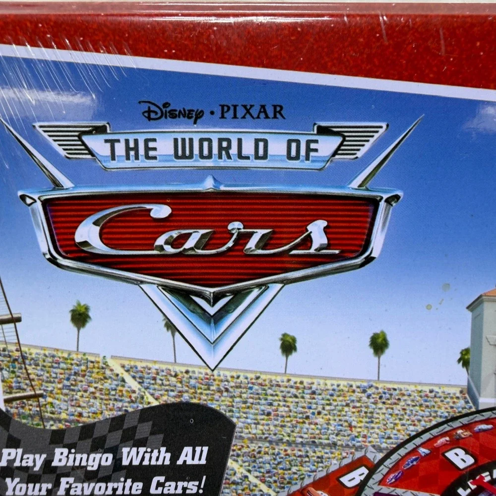 Disney Pixar Cars Racing Series Bingo Game in Collectible Tin NEW Unopened
